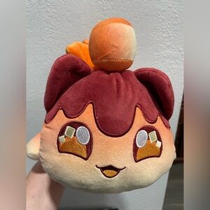 Cute Plush Toy with Orange and Brown Accents